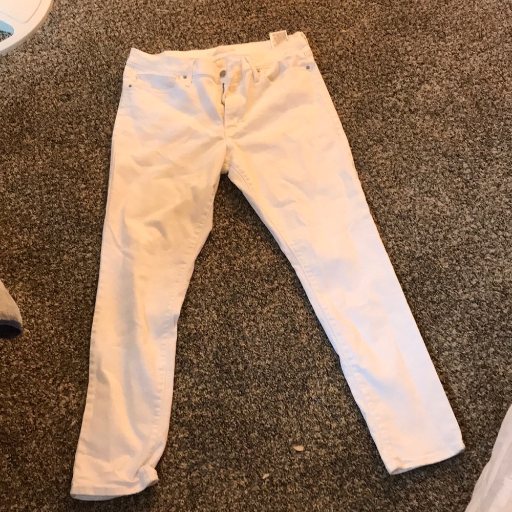 White jeans